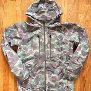 Burton AK Goretex Camouflage Hooded Jacket